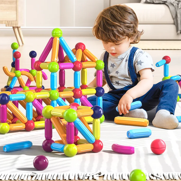 Blocos Magnéticos Infantil Montessori